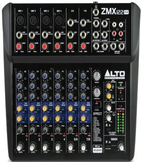 8CH PA Mixer with Effects - ZMX122FX